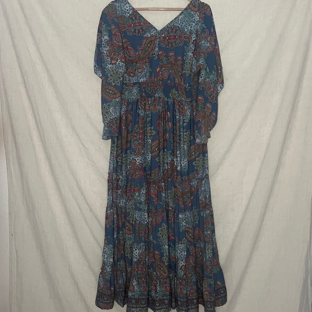 Anthropologie Boemo Paisley
Cottagecore Tiered Maxi Dress Women's Size M - Picture 4 of 8